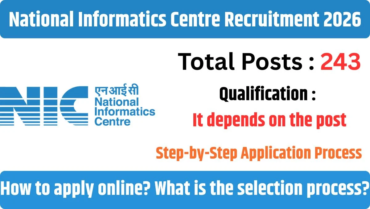 NIC Recruitment 2026