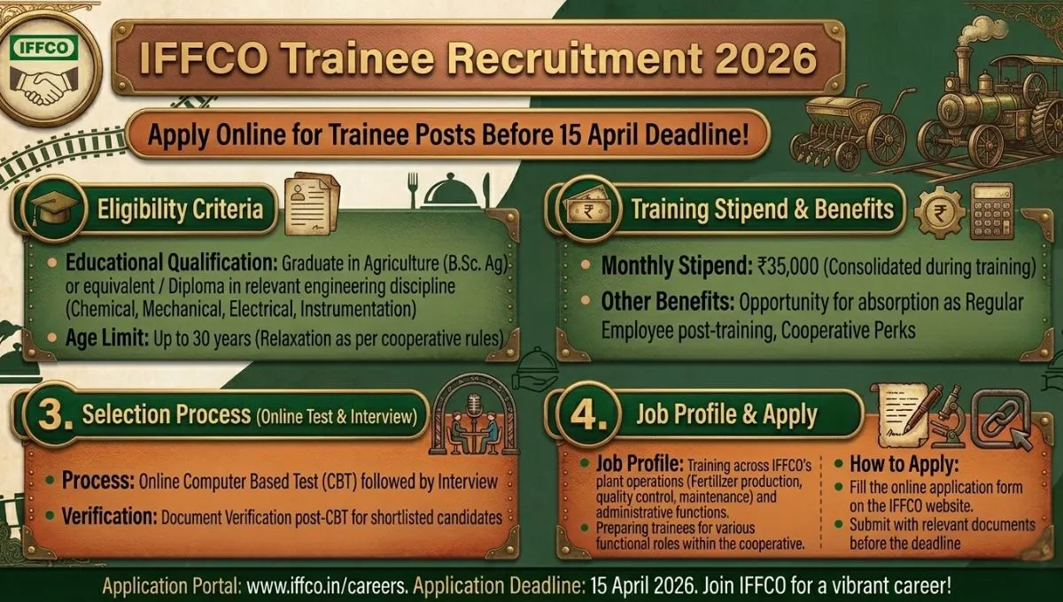 IFFCO Trainee Recruitment 2026