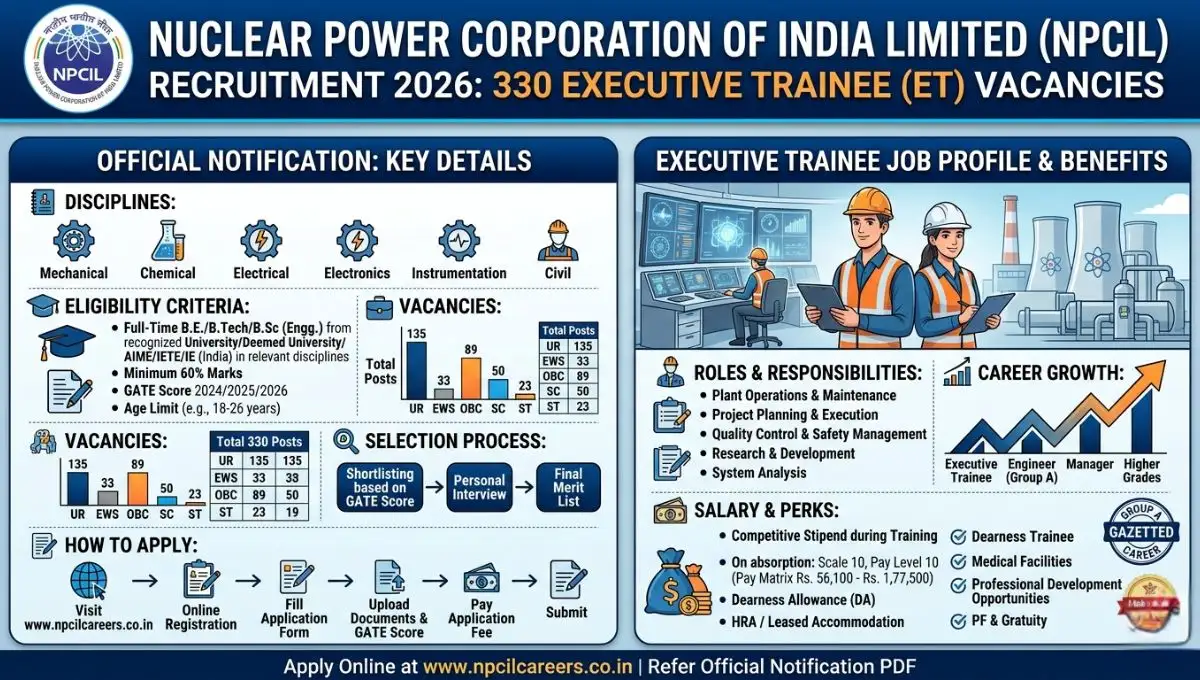 NPCIL Recruitment 2026