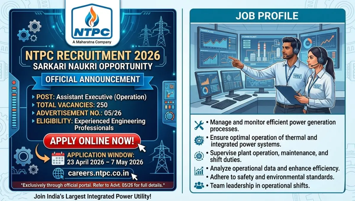 NTPC Recruitment 2026