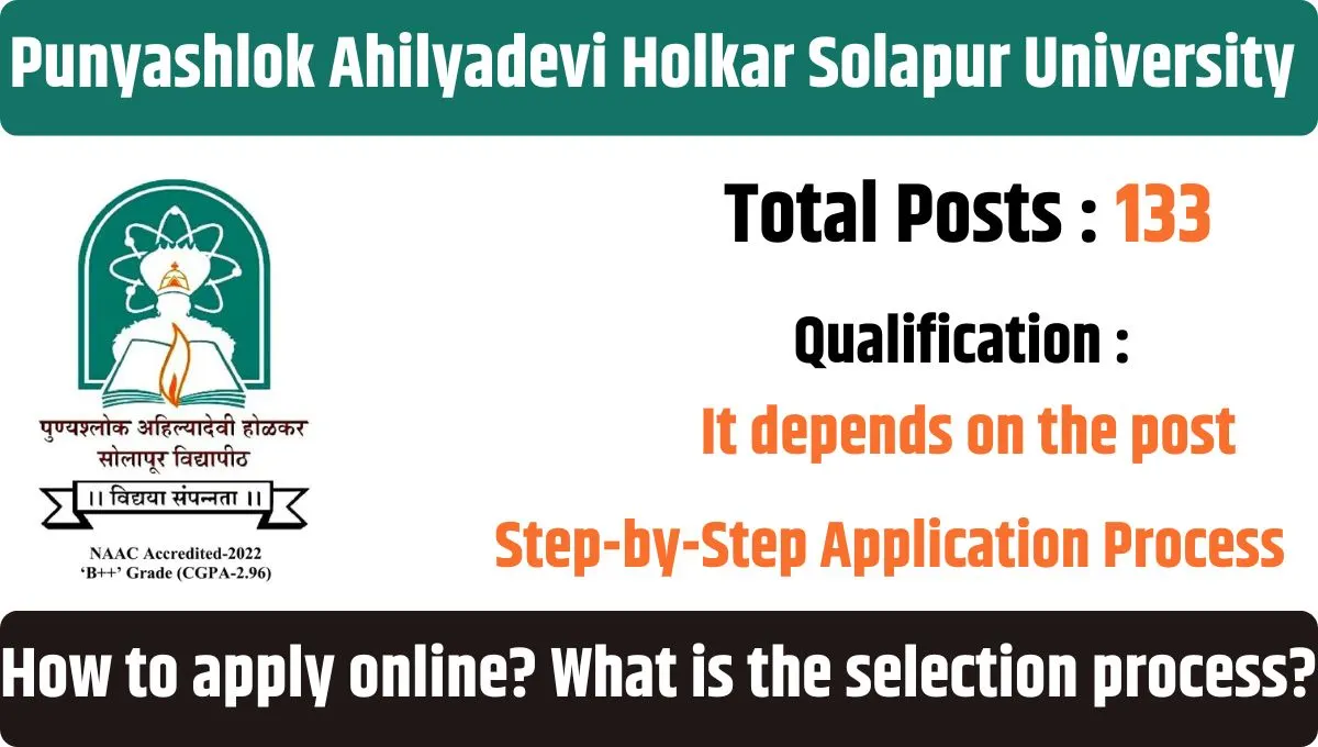 Solapur University Recruitment 2026