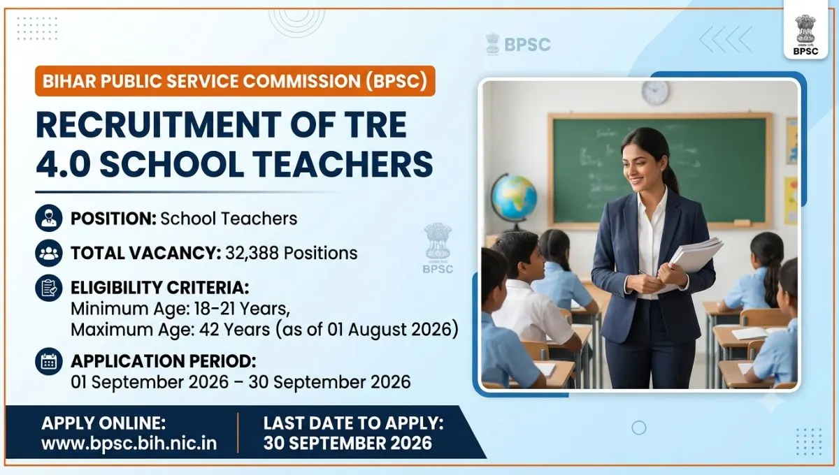 BPSC School Teacher TRE 4.0 Recruitment 2026 1