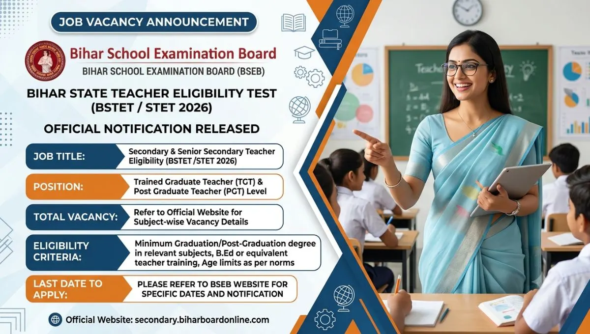 BSEB Recruitment 2026