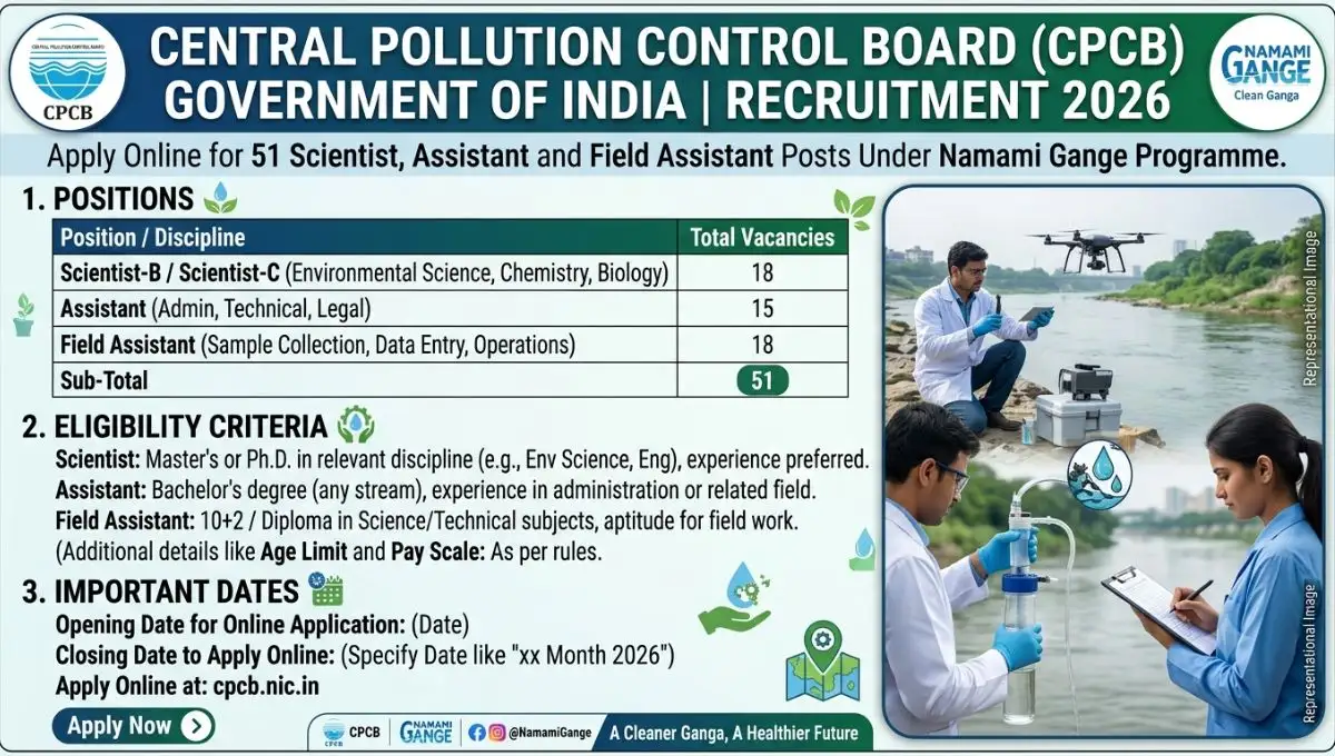 CPCB Recruitment 2026