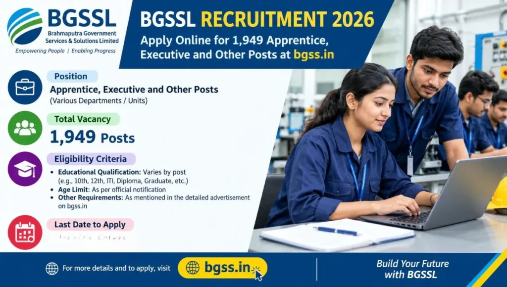 BGSSL Recruitment 2026